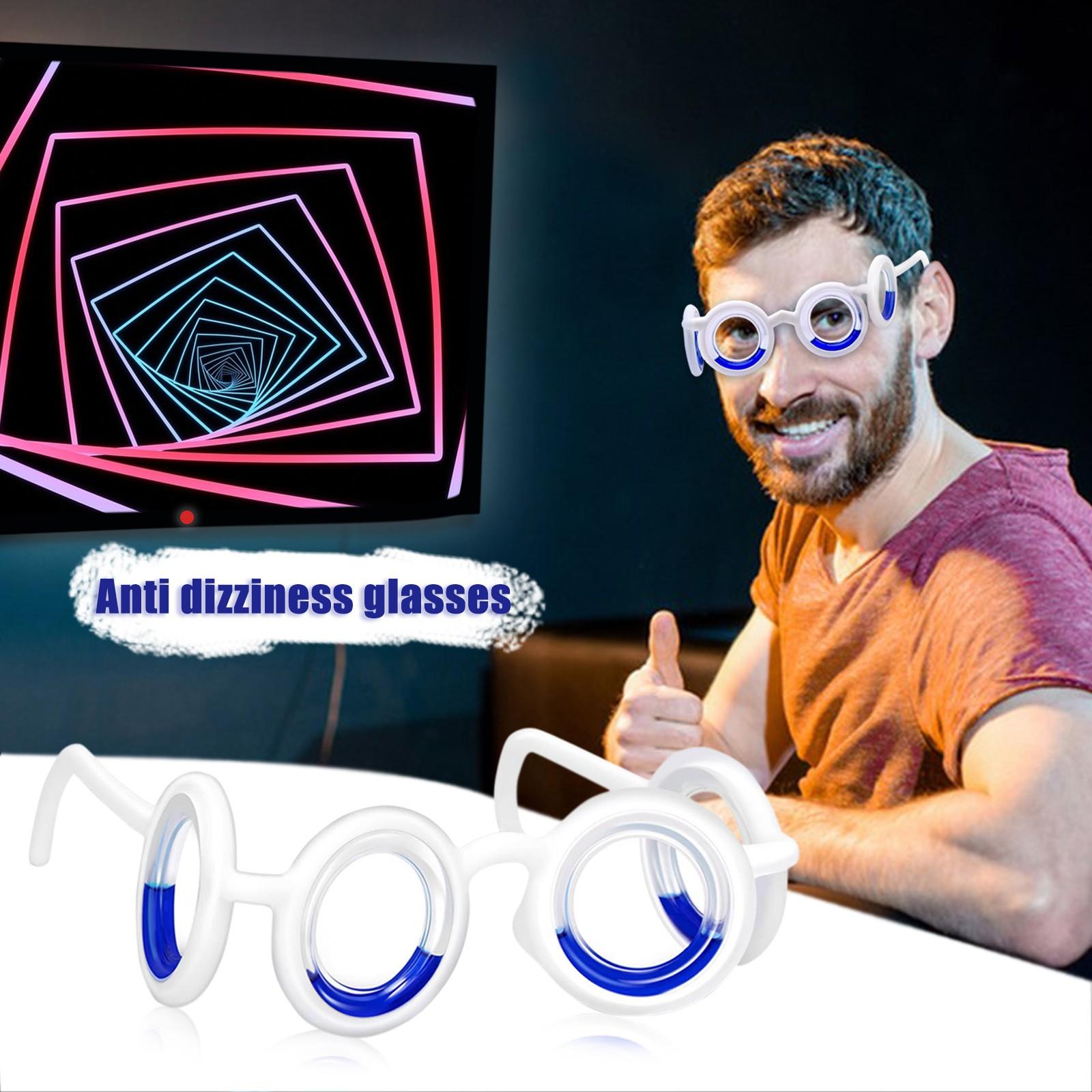 3D-Reisekrankheit, Mareo-Brille gegen Reisekrankheit, tragbare Flüssigkeitsbrille gegen Übelkeit, Schwindel, Brille, Modelleisenbahn, 3D, 10 ml One Size weiß