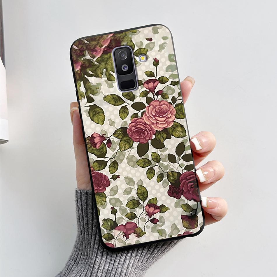 Für Samsung Galaxy A6 Plus A6+ 2018 Hülle SM-A605F Silikonhülle Niedlicher Bär Cartoon Weiche Funda Für Samsung A6 2018 A6Plus Stoßstange Samsung A6 Plus