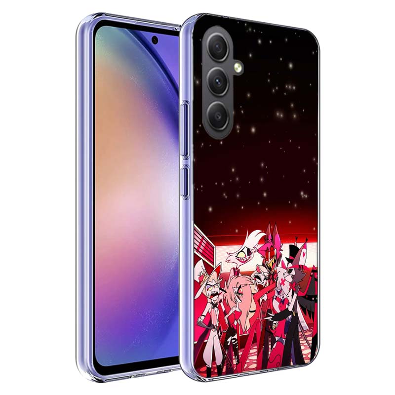 Anime H-Hazbin-H-Hotel Hülle Für Samsung A16 A26 A36 A56 A55 A35 A25 A15 A05S Handy Galaxy Note 20 10 9 8 M52 M51 M30S M32 M12 J8 Samsung A56 5G