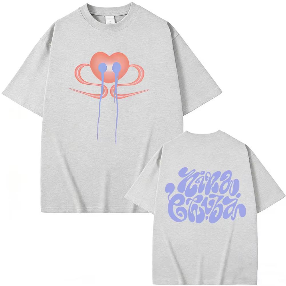 Sängerin Nina Chuba Tour Album Cover T-Shirts Herren Damen Popmusik T-Shirts Hohe Qualität Baumwolle Übergroße T-Shirts L