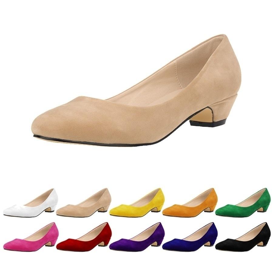 High Heels Flock Schuhe Frau Hohe Starke Heels Neue Frauen Pumpen Party Schuhe Spitz Frauen Schuhe 9.5 weiß