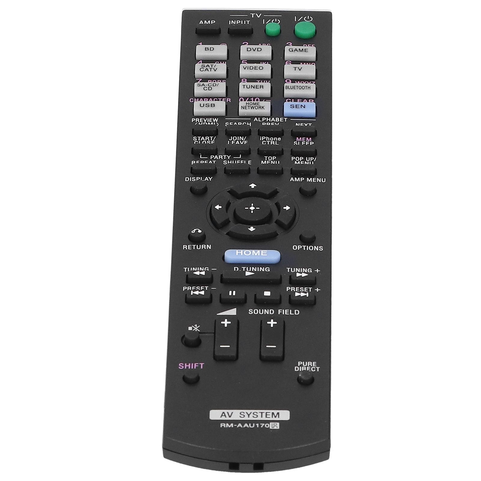 Fernbedienung passend für SONY STRDN840 STRDH550 RMAAU170 RMAAU169 STRDH740 AV-Player-Receiver