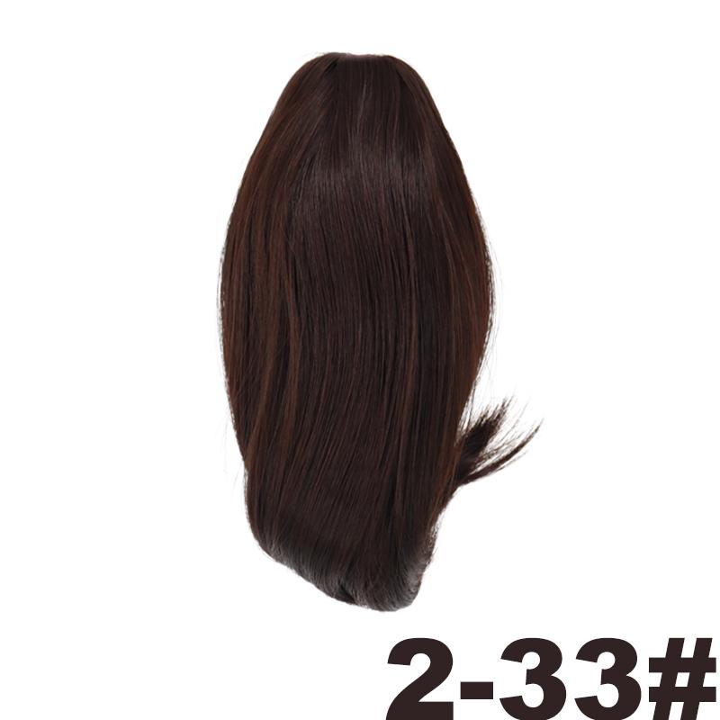 MERISIHAIR Damen-Pferdeschwanz-Perücke mit Klaue zum Anklippen, synthetische Hochtemperaturfaser-Perücke, geeignet für den täglichen Gebrauch auf Partys