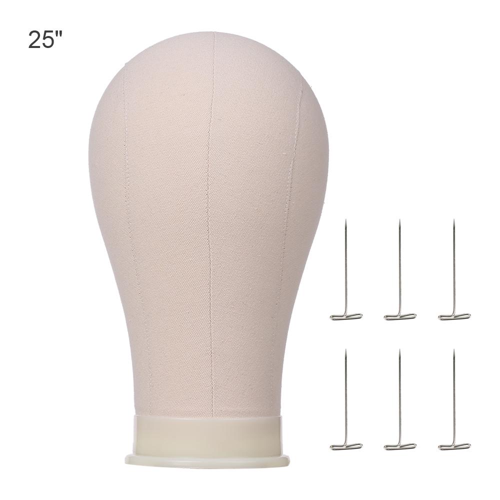 Kork-Leinwand-Blockkopf, Mannequin-Kopf, Perücken-Display, Styling-Kopf, Manikin-Leinwandkopf 25