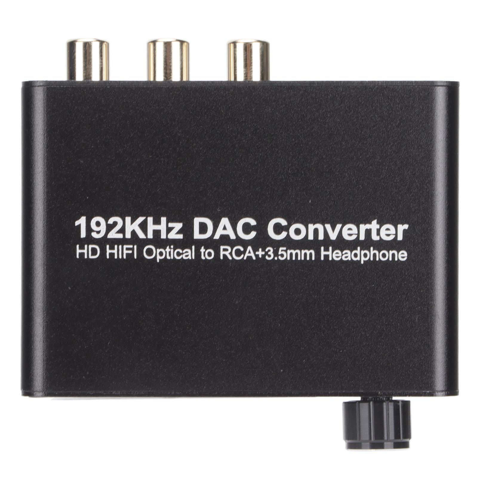 192KHz DAC Audio Konverter Faser zu Audio Return Channel HD HIFI Konverter Für PC CD DVD