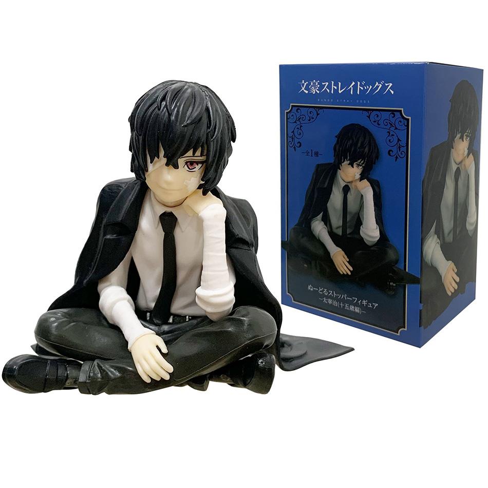 Hohe Qualität Furyu Bungo Streuner 13cm Dazai Osamu Nudeln Presse Figur Japanische Cartoon Figuren Sammlung Niedliches Spielzeug