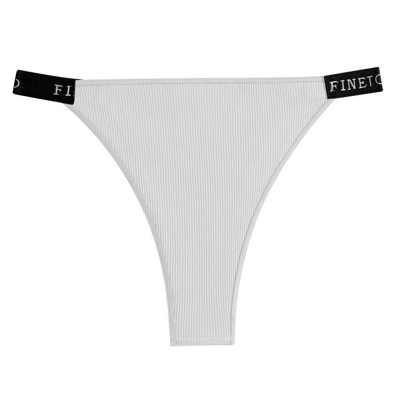 All of Me Damen-Höschen aus Baumwolle, sexy Höschen, Tanga, Unterwäsche, einfarbig, Dessous für Damen XL helle khaki