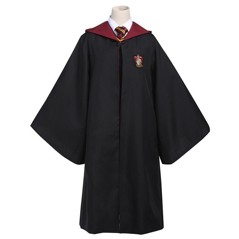 Kostüm Cosplay Robe Magie Halloween Weihnachten Party Cosplay Kostüme Robe Umhang Cape Uniformen Halloween Party Kostüm XS rot