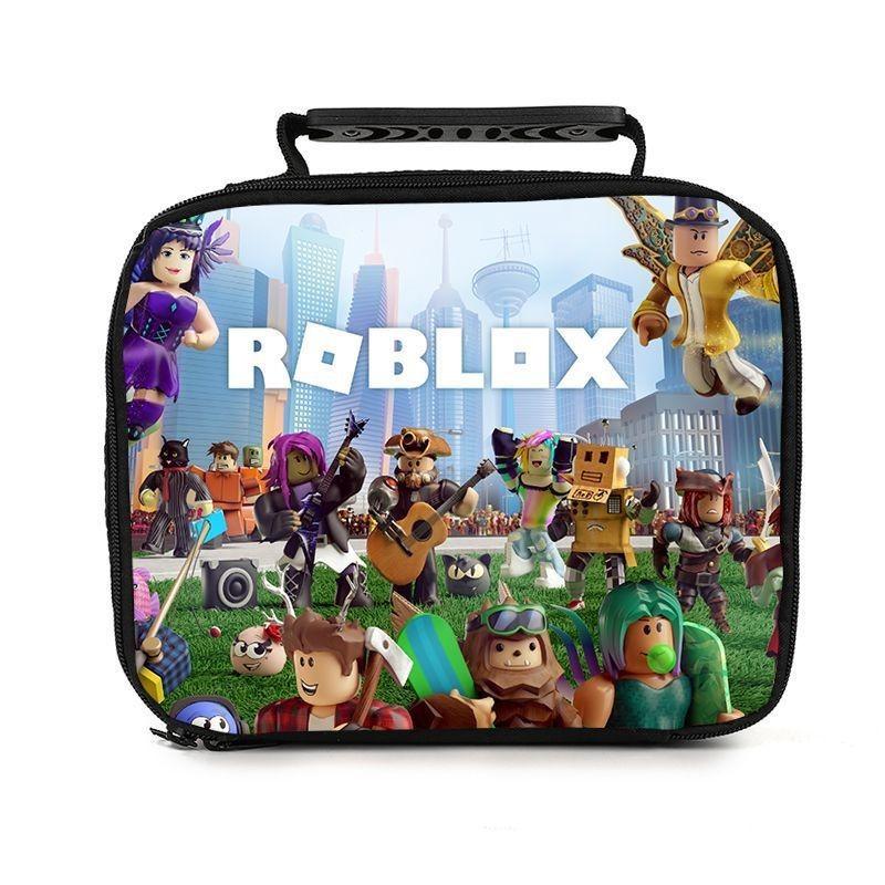 Roblox Tragbare Lunchtasche für Schüler Isolierend und Geräumig Sky