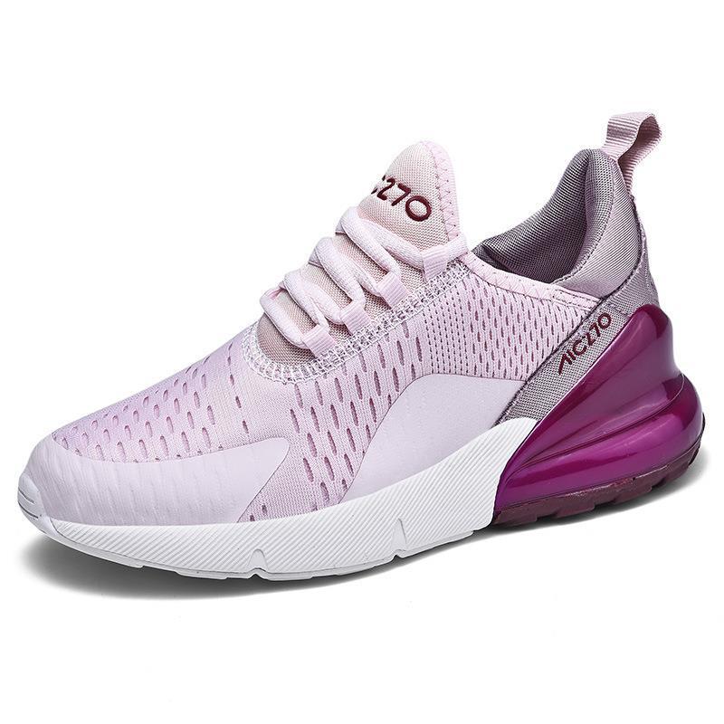 Paar 270MD Luftpolster-Sneaker, Fitness-Jogging, Gelegenheitsspaziergänge, Tennis-Laufschuhe, neue Herren- und Damen-Laufschuhe 40 violett