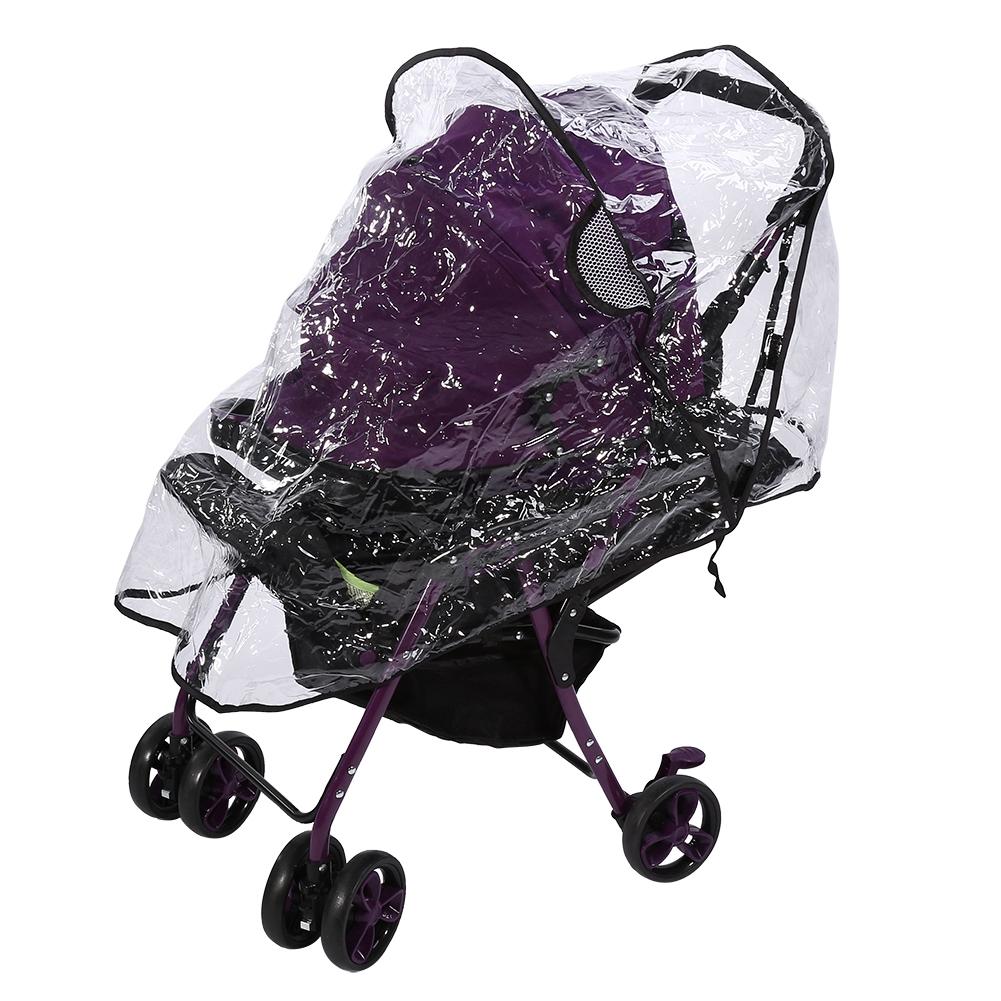 Atmungsaktive Outdoor-Kinderwagen Regen Abdeckung Wasserdicht Wind Staub Schild Kinderwagen Zubehör