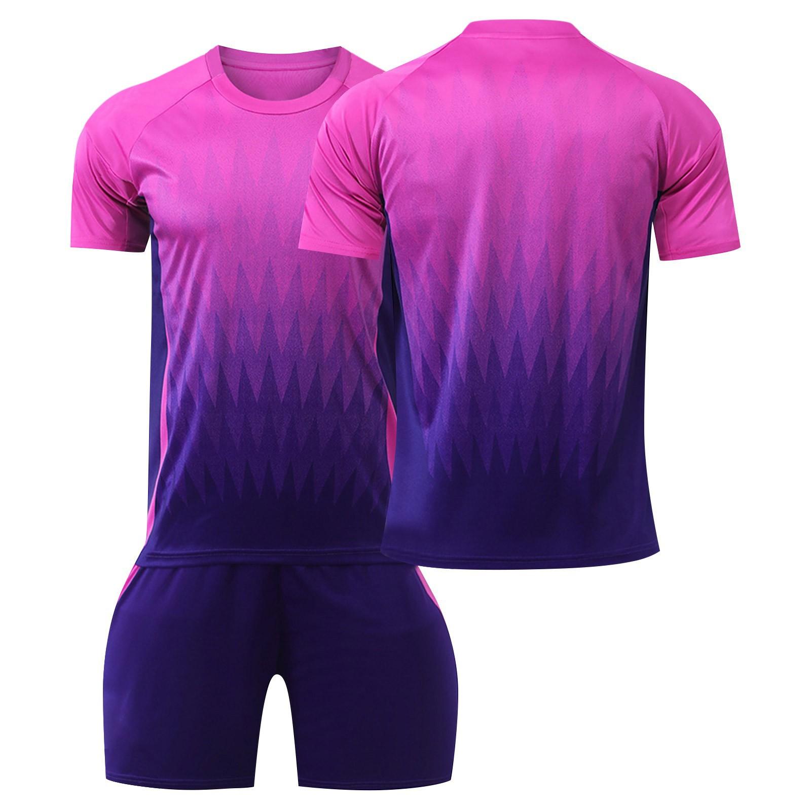 2425 Fußballtrikots, Shorts und Socken im Set, neue Saison, Shorts, Socken, Knieschoner, Outfits für Erwachsene XXXL