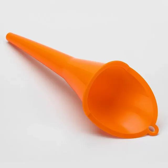 Auto Langen Stiel Trichter Benzin Öl Kraftstoff Füllung Werkzeuge Anti-splash Kunststoff Öl Trichter Motorrad Tanken Werkzeuge Auto Zubehör 1PCS gelb