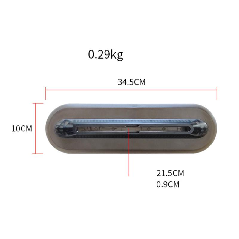 Finne Basis Stand Up Paddle Board Stabilisator Sup Surfbrett Zubehör Abnehmbar Großes Heckflossen Wasser B Translucent screw base
