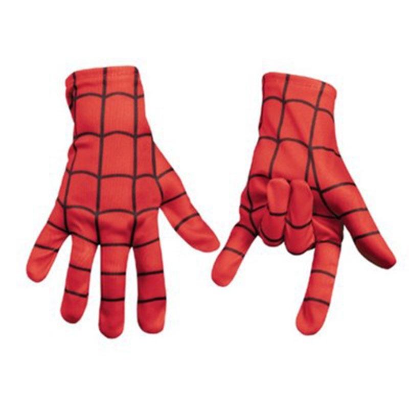 Lebendige Kinder Spiderman Maske Vollkopf Cosplay Mit Weichen Handschuhen Für Halloween Spaß 1 Pair Gloves-Cotton(50%)