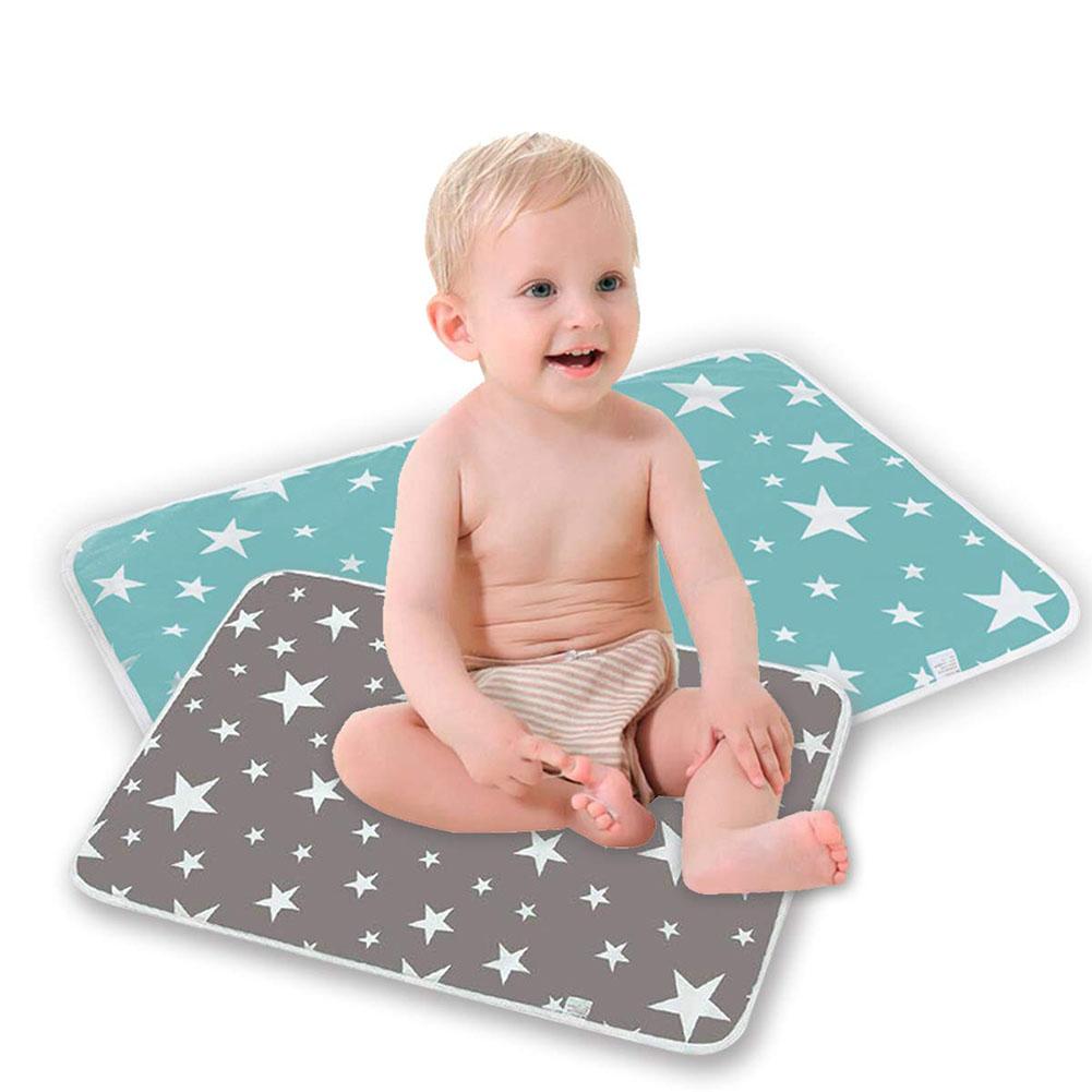2PCS Wasserdichte Baby Krippe Pad Leck Beweis Infant Matratze Pad Weiche Baby Matte