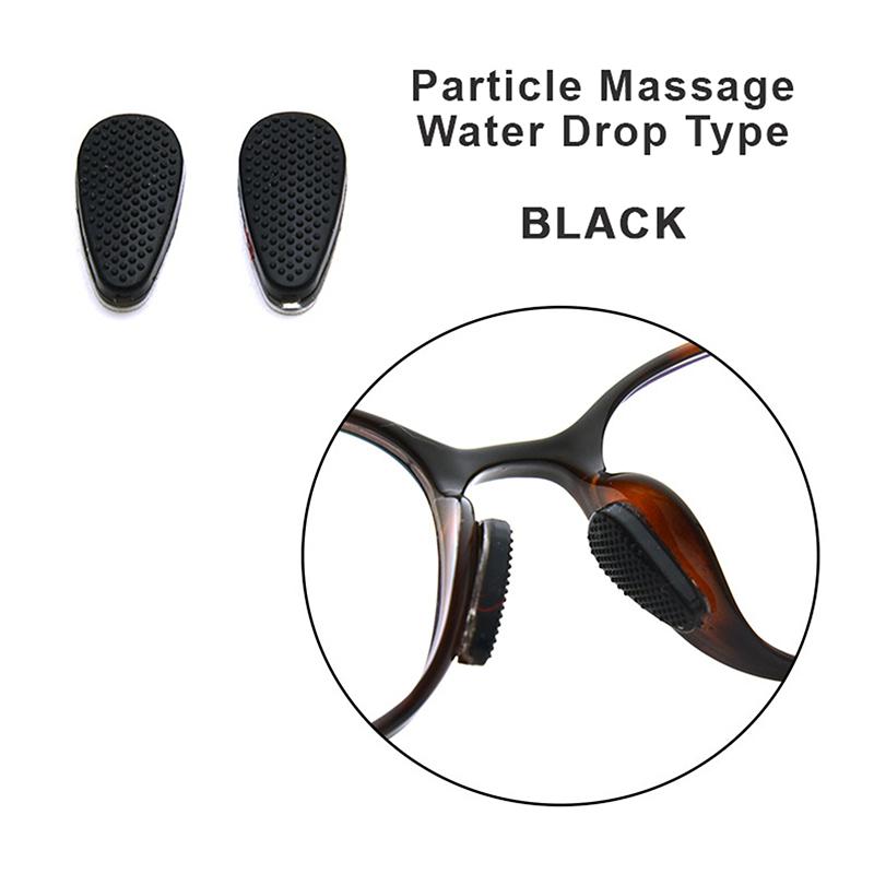 5 Paar Nasenpads zum Teilen von Brillen, bequem, rutschfest, für Nasenpads aus transparentem Silikon, Airbag für Brillen, weiche Nasenpads