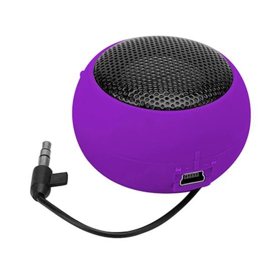 Tragbarer Mini-Hamburger-Lautsprecherverstärker für iPod, Laptop, Tablet-PC violett