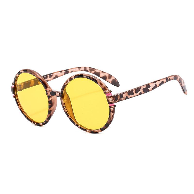 Klassische runde Sonnenbrillen für Damen Herren Kreisförmige Sonnenbrillen Damen Oval geformte Brillen Oculos De Sol für Herren Damen Brillen MULTI