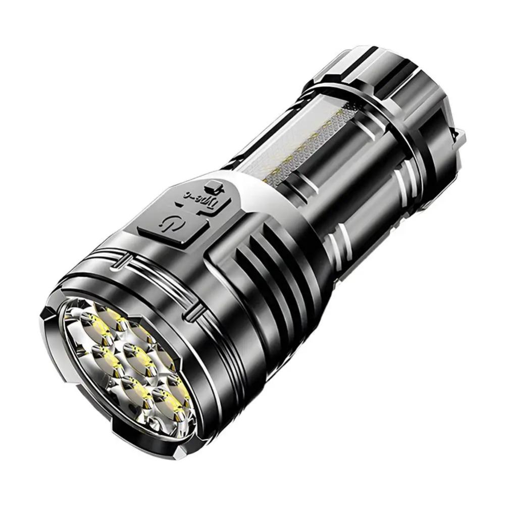 Starke Magnetische Taschenlampe Wiederaufladbar Multifunktionale Tragbare Outdoor Hochintensive Taschenlampe Tragbare Daumenlade-Taschenlampe 1pcs