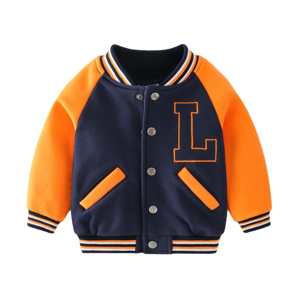 Kinder Baseball Jacke Herbst Winter Jungen Mädchen Outwear Kleidung Verdicken Warme Windjacke Top Sport Mantel Kleinkind Casual Jacke 100