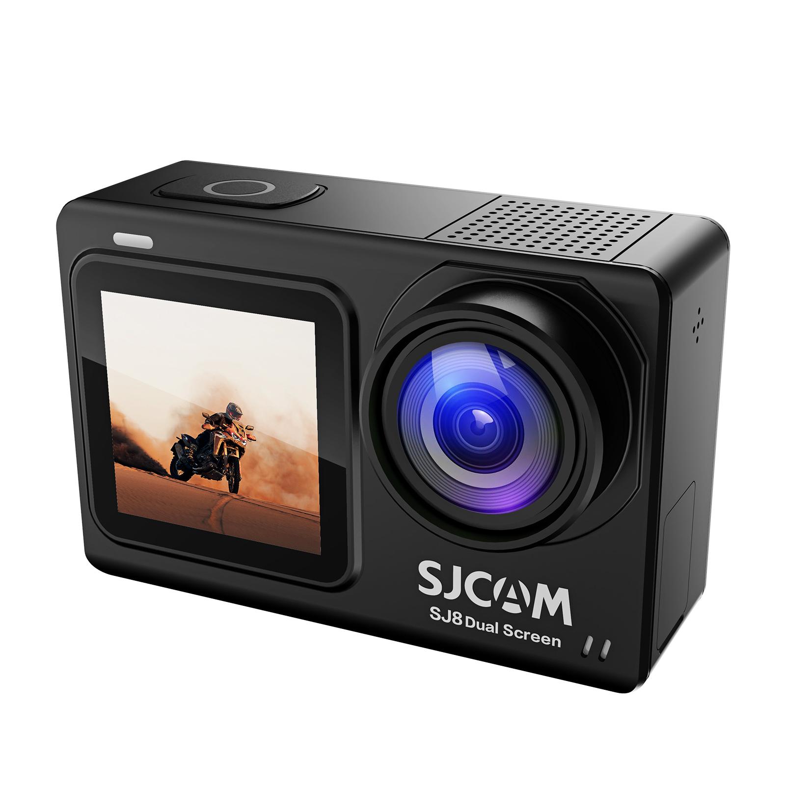 SJCAM SJ8 4K/30FPS Hochauflösende Dual-Screen-Sportkamera Tragbarer DV-Camcorder 20MP 2,33 Zoll schwarz