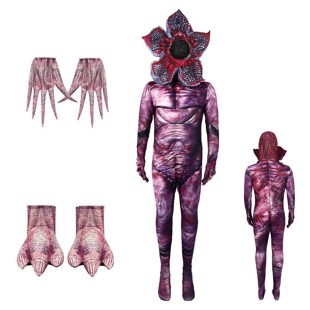 Halloween Stranger Things Stranger Things 5 Cosplay Kostüm Cosplay Bühnenkostüm A Adult 190 gray