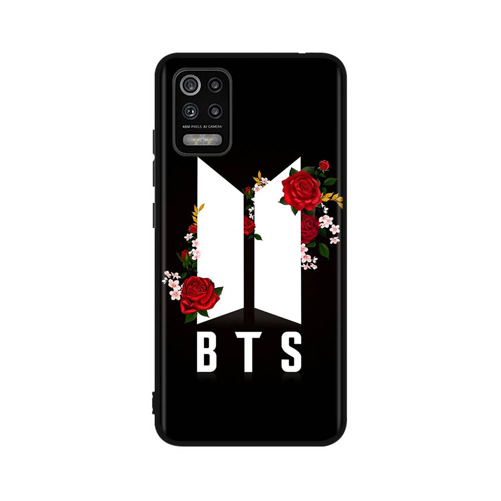 BT12 BTS Hülle für iPhone 16 15 Plus 14 13 12 11 Pro 8 7 6S 6 SE 5S X XR XS Max Realme C30 C33 C31 9I Huawei P30 Schwarze Weiche Hülle Huawei Mate 20 grün