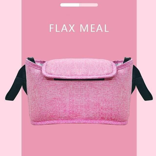 Baby Kinderwagen Tasche Mumie Organizer Windel Tasche Kinderwagen Wagen Flasche Tasse Halter Lagerung Tasche Kinderwagen Neugeborenen Trolley Zubehör rosa