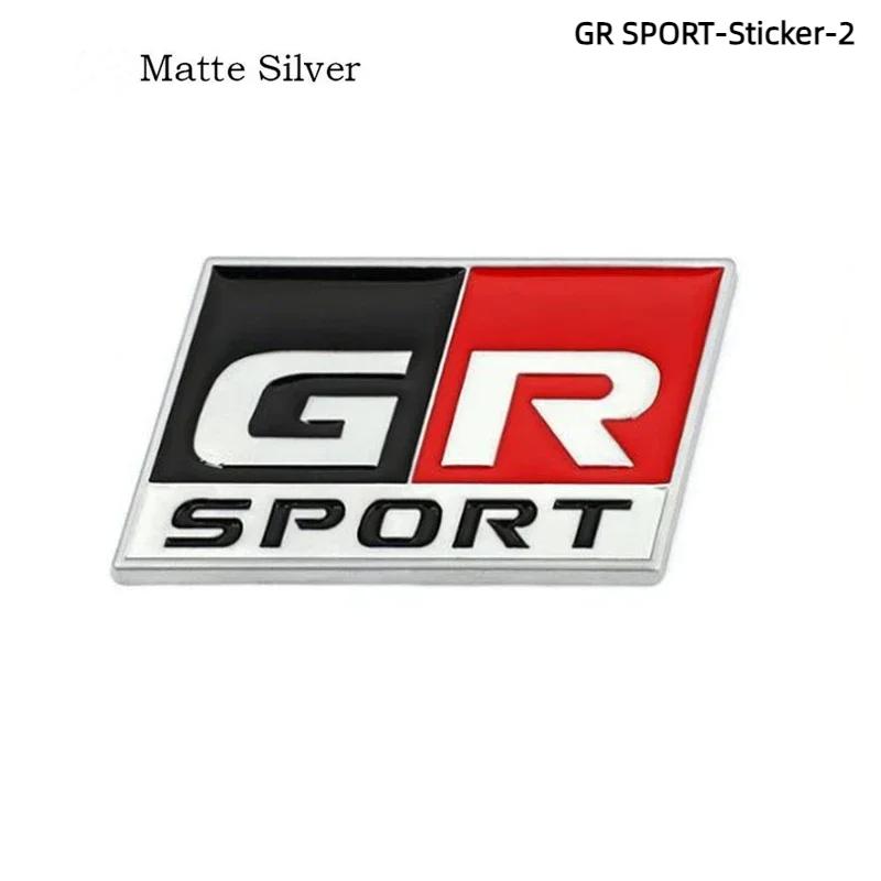 3D Metall GR Sport Logo Auto Aufkleber Kennzeichnung Emblem Abzeichen Aufkleber Zubehör GR SPORT-Sticker-2 black