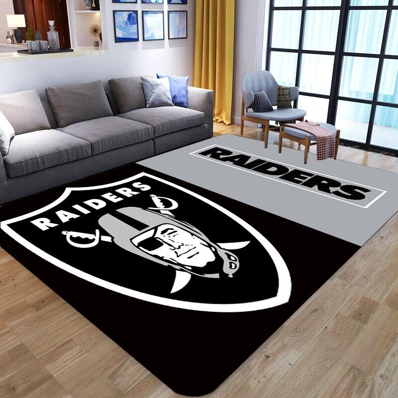 Große Größe Oakland Raiders - Teppich Dekorative Fußmatte Teppich Teppich Teppich Rechteck 40cm by 60cm gray
