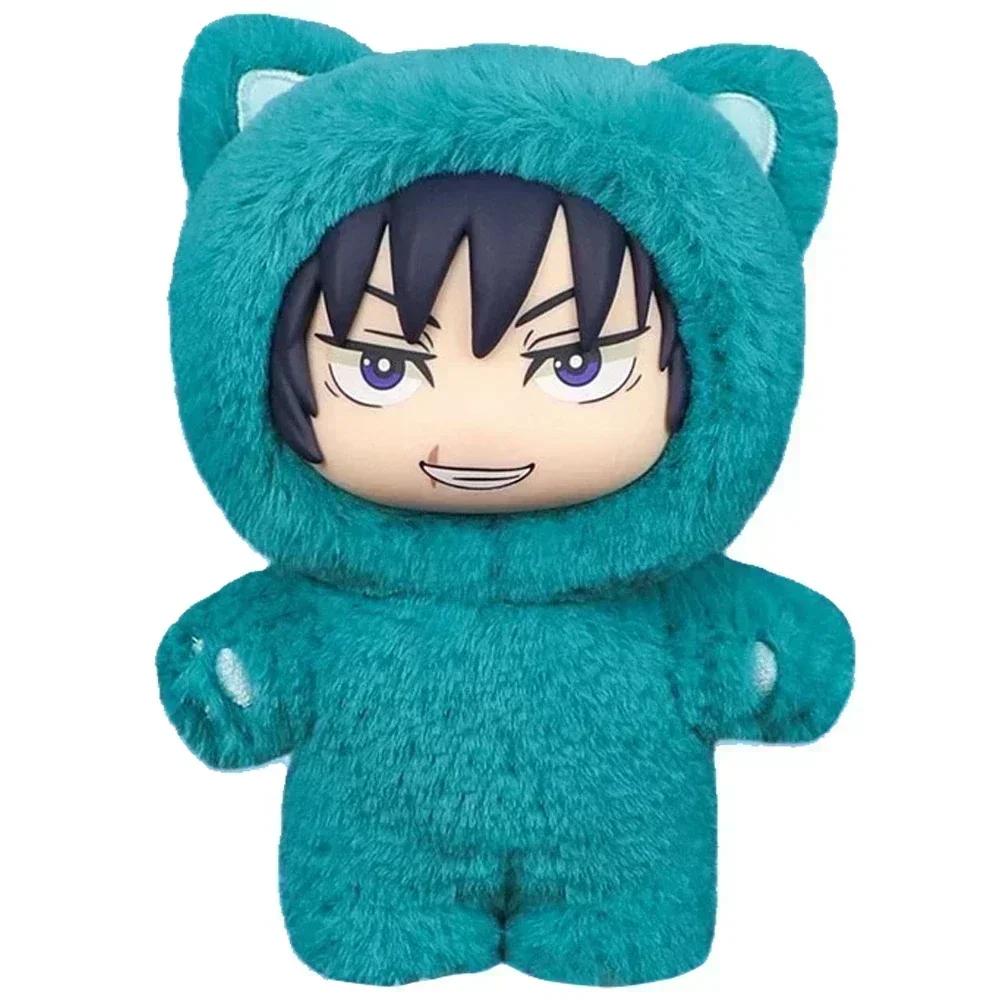 Original Jujutsu Kaisen 2 Katzenohr Plüschtier Serie Blind Box Mystery Box Anime Figur Raumdekoration Sammlung Kinder Individuelles Geschenk blue