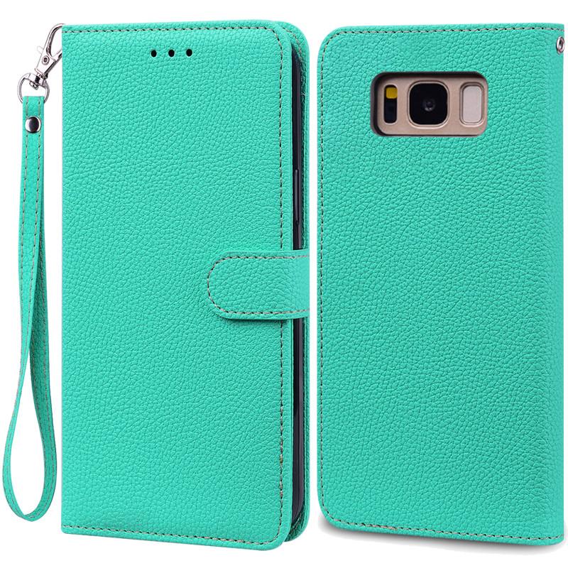 S8/S8 Plus Fall Für Samsung Galaxy S8 Fall G950F Leder Brieftasche Flip Fall Für Samsung Galaxy S8 Plus G955F telefon Fall Fundas For Samsung S8 Plus