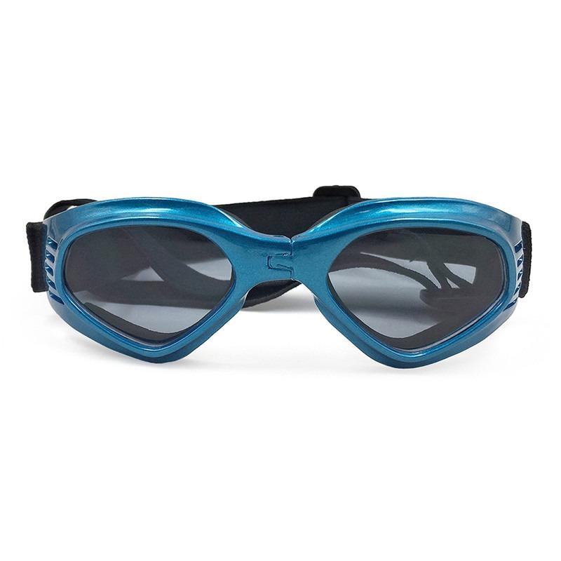 6 Farben Niedliche Sonnenbrille für Haustiere, Hunde, Sonnenbrillen, Schutzbrillen für Haustiere, Katzen, Schutzbrillen, Welpen, Augenschutz, Pflegezubehör für Haustiere, Haustier-Dekoration blau