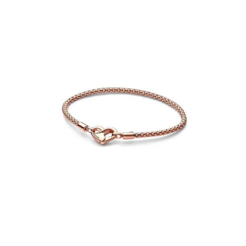 Dicke Liebes Schlangenknochen Kette Armband In Gold Und Roségold Basis Kette 21cm