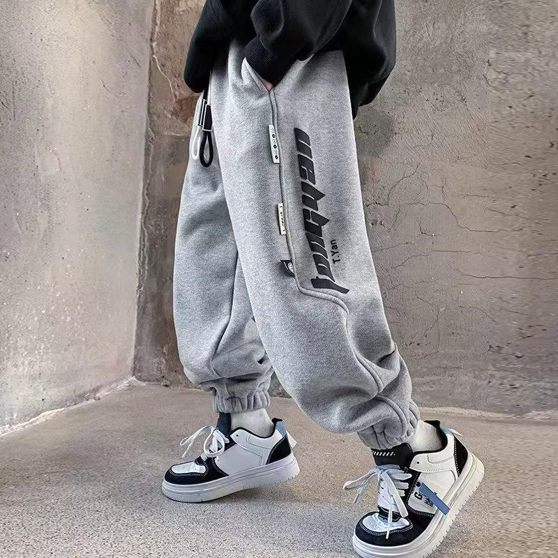 Kleinkind Kinder Jungen Hosen Elastische Taille Hosen Säugling Baby Jogger Hosen Sweatpant Baumwolle Hosen Kinder Casual Bottom für 170 graue