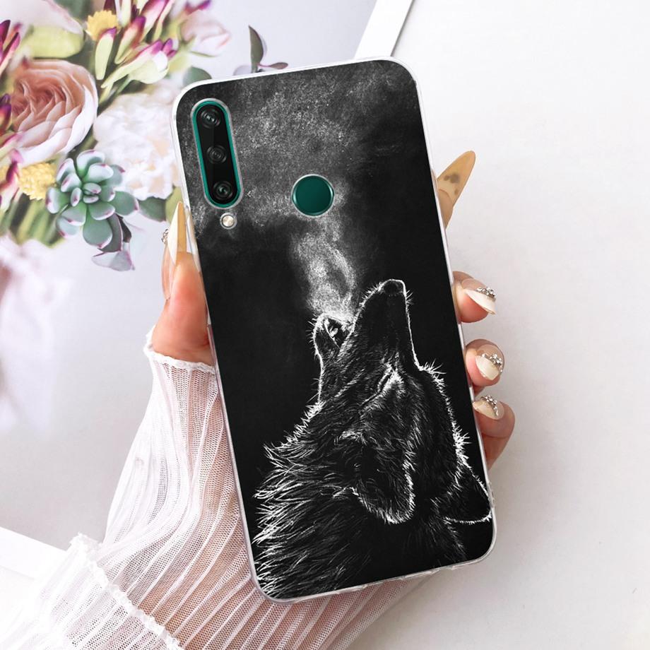 Für Huawei Y6P Huawei Y6 Y6s 2019 Y6 Pro Handyhülle Blume Schmetterling Schleife Gedruckter Stoßfänger Weiches Silikon Transparent Fundas Huawei Y6S 2019