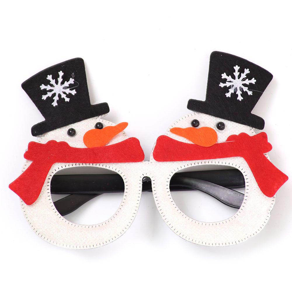 Weihnachtsgeschenk Erwachsene Kinderspielzeug Weihnachtsmann Schneemann Brille Weihnachtsdekoration Brille Christmas Snowman