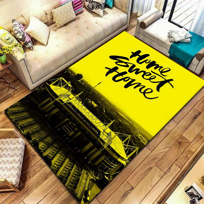 2026 Neuer BVB Teppich für Wohnzimmer Schlafzimmer Zuhause Sofa Dekoration, Kinder Spielteppich Rutschfeste Bodenmatte H3 120x160cm( 47x62in )