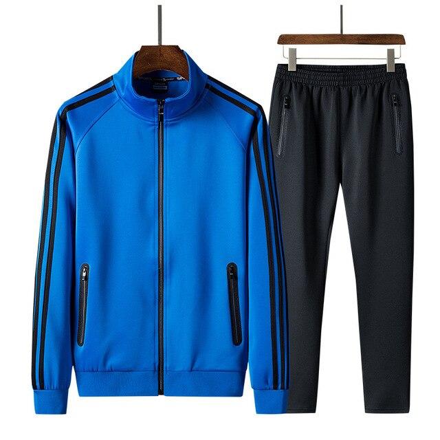 Herren-Sportbekleidung, Herren-Trainingsanzüge, Übergröße, 8XL, zweiteiliges Set XXXL