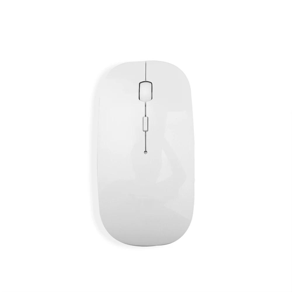 2,4G Drahtlose Maus Drahtlose Gaming-Mäuse mit USB-Empfänger 1600 DPI Optische Maus für Computer PC Laptop Desktop weiß