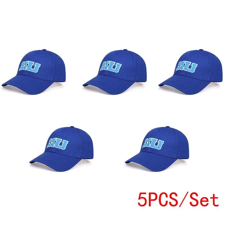 1/3/5/9 Stück/Set Monster Uni Monster Power Company Sullivan Flauschig Großäugig Schulwappen Mu Einäugig Baseballkappe Lässig blue