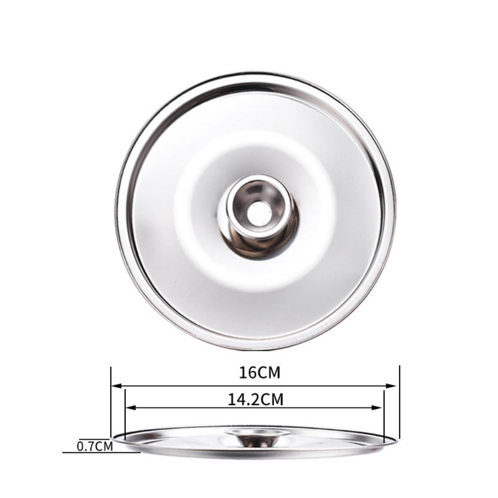 Edelstahl Deckel Topfdeckel 10-24cm Küchen Lebensmittel Deckel Neuer Kochtopfdeckel Küchenzubehör 16cm