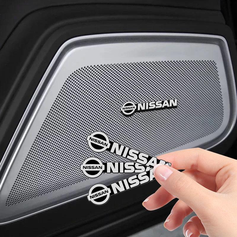 Auto Audio Dekoration Abzeichen Modifiziertes Logo Audio Aufkleber Styling Für Nissan Nismo Qashqai X J10 J11 Trail Tiida Teana Skyline Juke X-trail Almera 2pcs