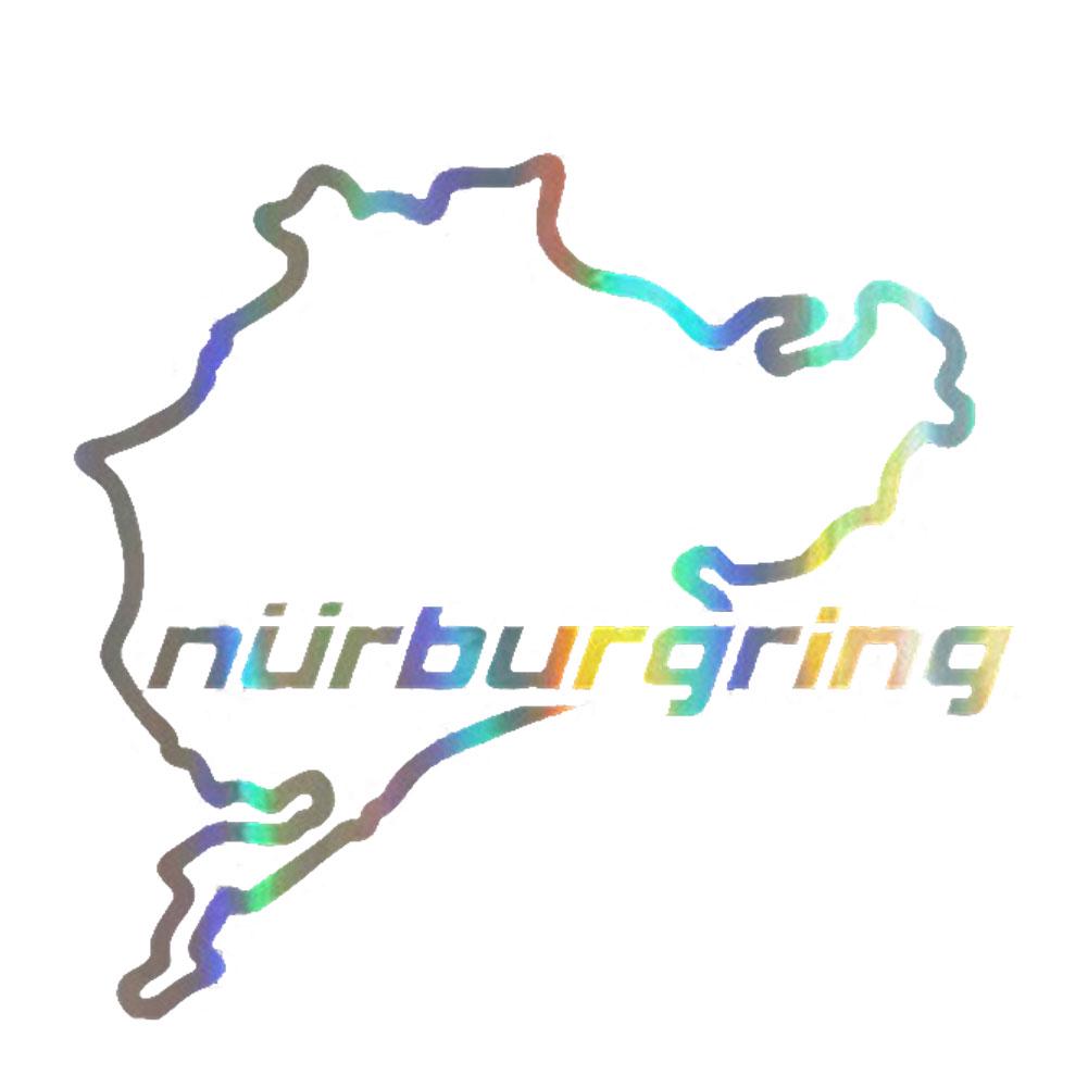 Auto Außen Dekor Nürburgring Karte Lustige Auto Lkw Fahrzeug Reflektierende Aufkleber Aufkleber Dekoration Auto Teile bunt