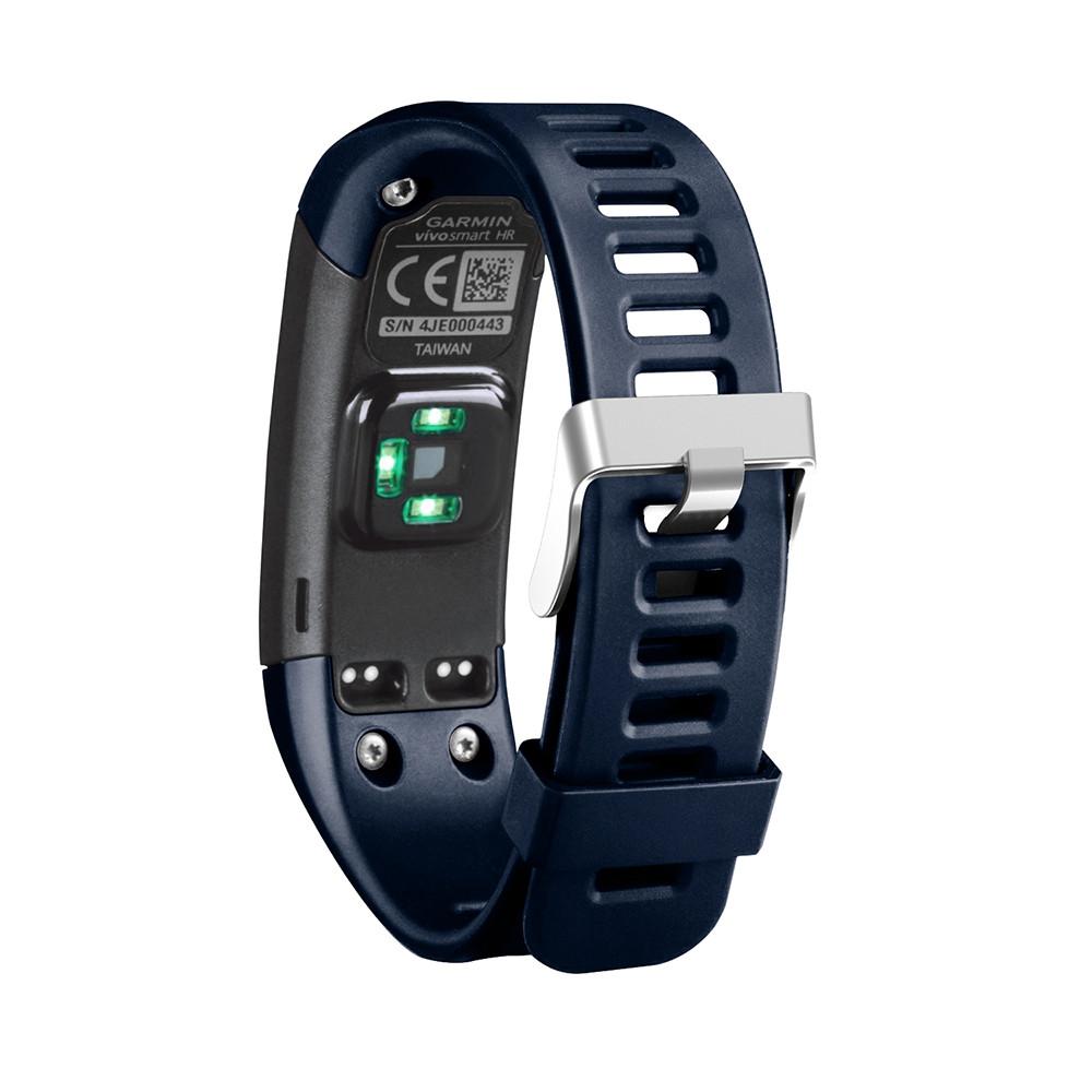 Für Garmin VIVO Smart HR Band Ersatz Sport Silikon Armband Band für Garmin Armband Vivosmart HR Band Smart Strap nachtblau