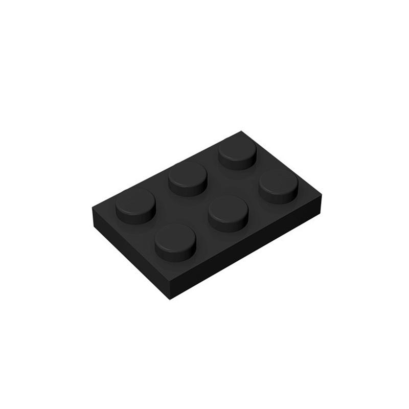 50 Stück 3021 Platte 2x3 Noppen Steine Spielzeug Für Technische Bauklötze Spielzeug Für Kinder Kompatibel Pädagogisch Kreativ DIY MOC 50pcs schwarz