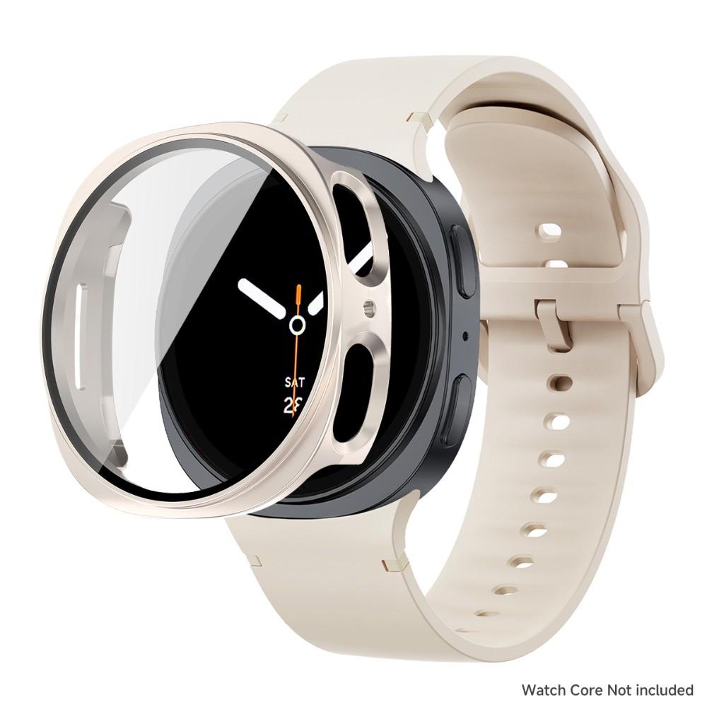Hülle + Armband für Samsung Galaxy Watch 8 44mm 40mm Sport Handgelenk Ersatzband Correa Armband+Abdeckung+Glas Galaxy Watch 8 Armbänder Watch 8 40mm (22mm)