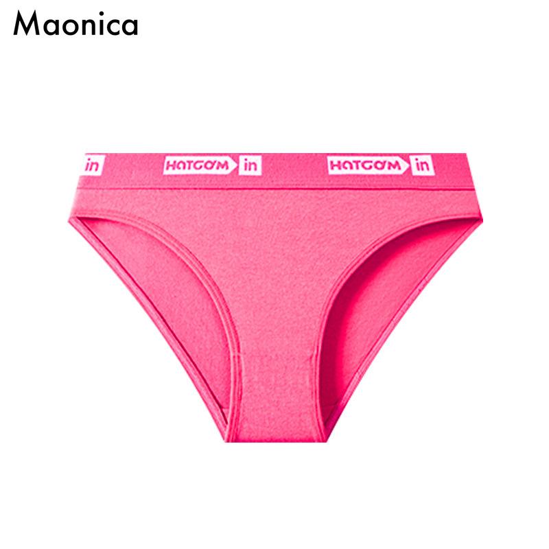 Baumwolle Sommer Neu Macaron Farbe Mädchen Unterwäsche Reine Baumwolle Antibakterieller Schritt Damen Unterwäsche Slips L