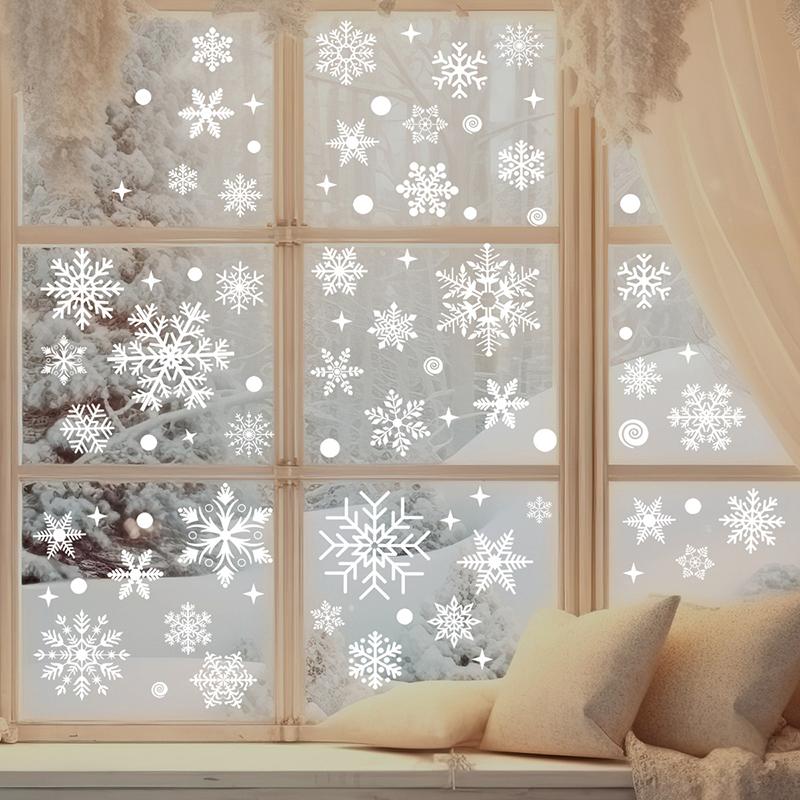 PVC Weihnachten Fenster Aufkleber Schneemann Schneeflocke Santa Claus Fenster Elektrostatische Aufkleber Frohe Weihnachten Aufkleber Hause Dekoration Snowflake